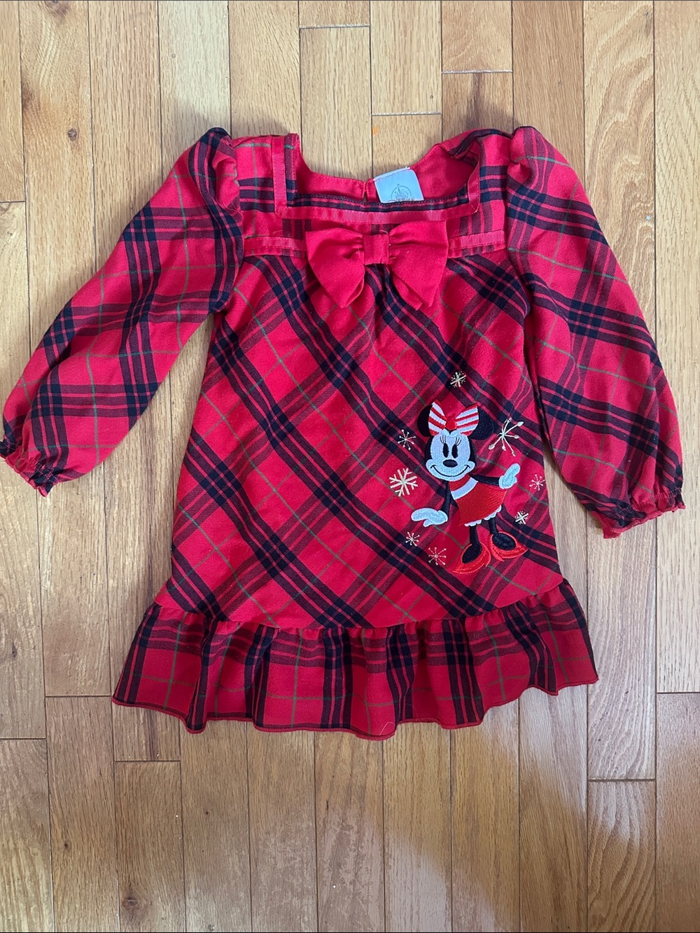 Disney Girls Minnie Mouse Holiday Night Gown
